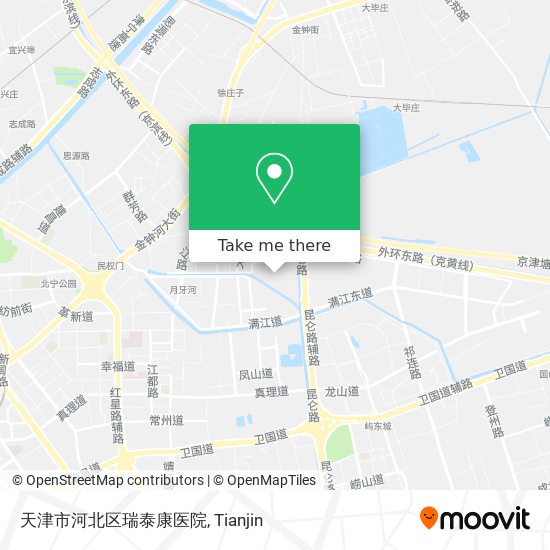 天津市河北区瑞泰康医院 map