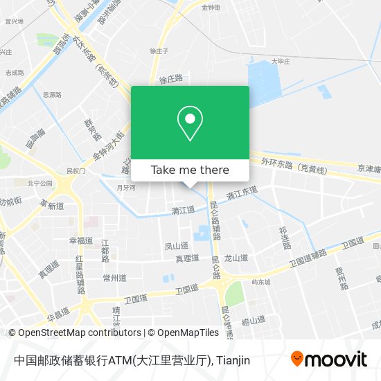 中国邮政储蓄银行ATM(大江里营业厅) map