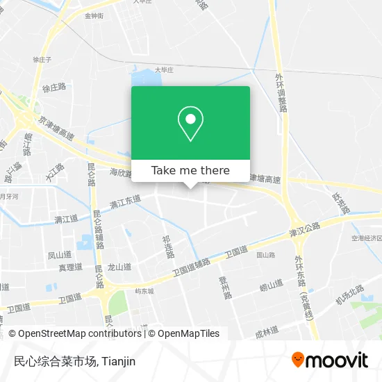 民心综合菜市场 map