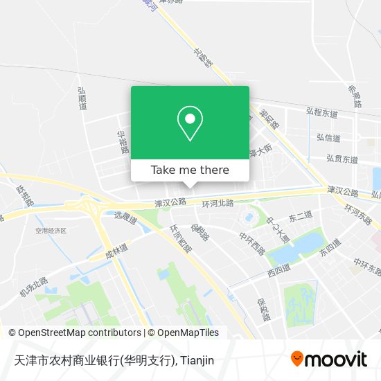 天津市农村商业银行(华明支行) map