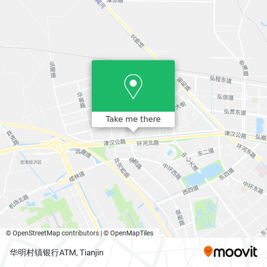 华明村镇银行ATM map