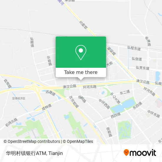 华明村镇银行ATM map
