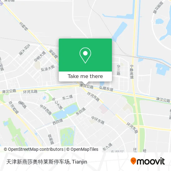 天津新燕莎奥特莱斯停车场 map