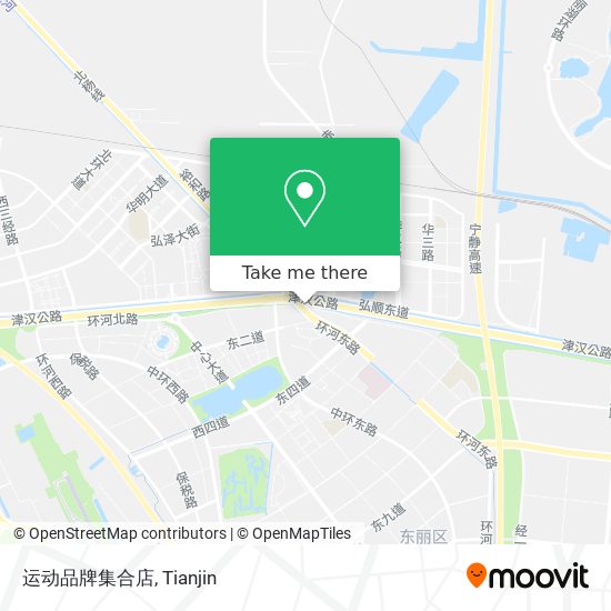 运动品牌集合店 map