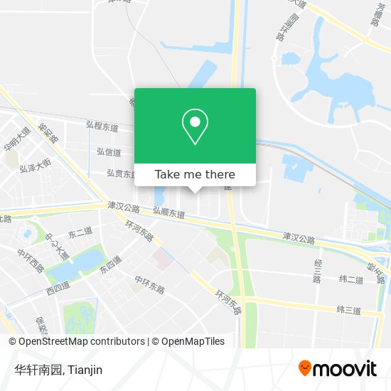 华轩南园 map