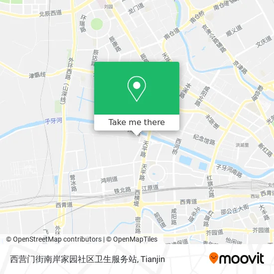 西营门街南岸家园社区卫生服务站 map