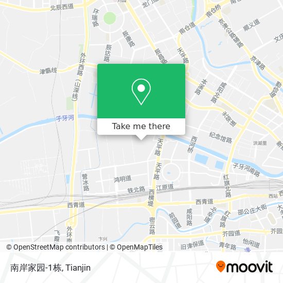 南岸家园-1栋 map