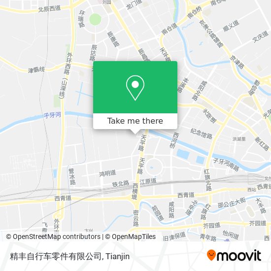 精丰自行车零件有限公司 map