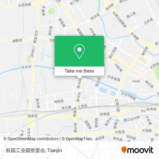 前园工业园管委会 map