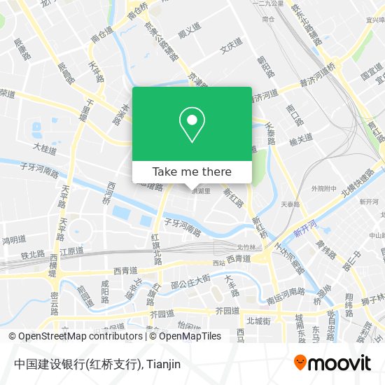 中国建设银行(红桥支行) map