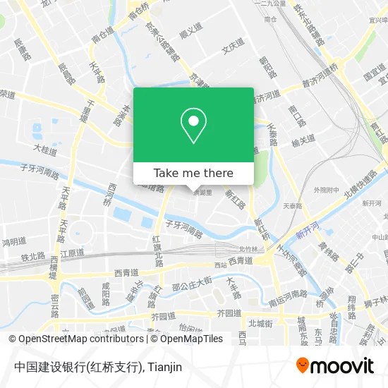 中国建设银行(红桥支行) map