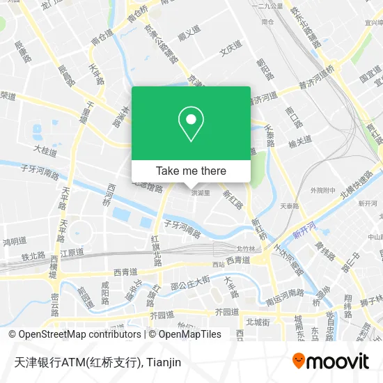天津银行ATM(红桥支行) map