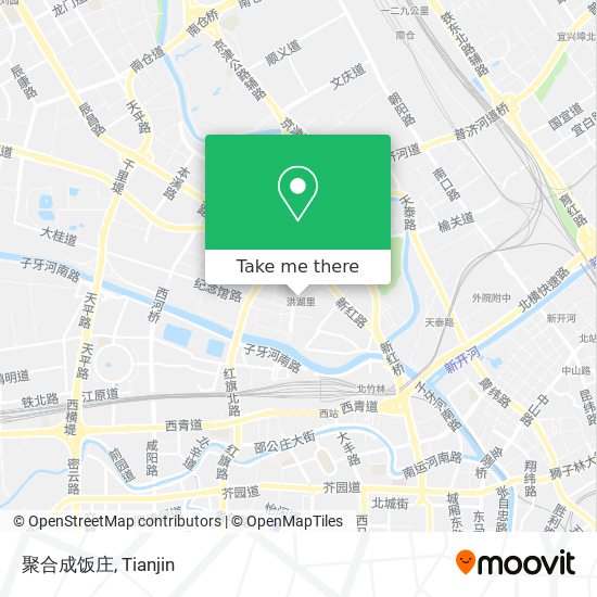 聚合成饭庄 map