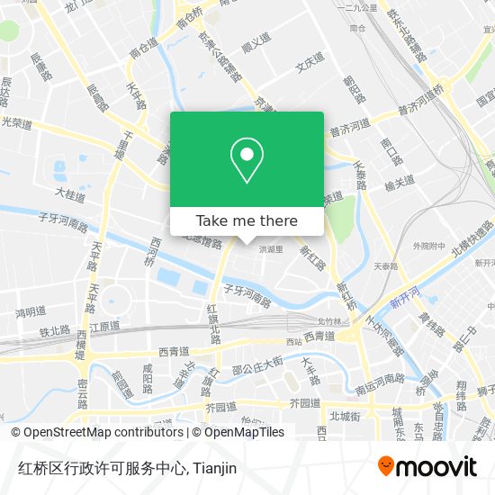 红桥区行政许可服务中心 map
