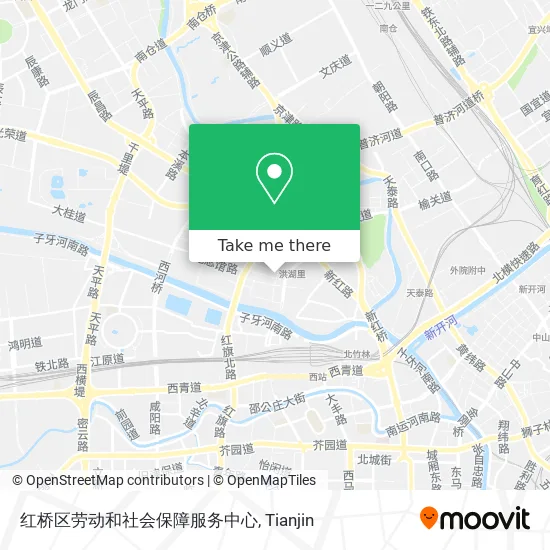 红桥区劳动和社会保障服务中心 map