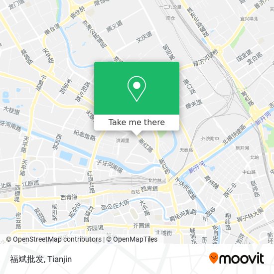 福斌批发 map