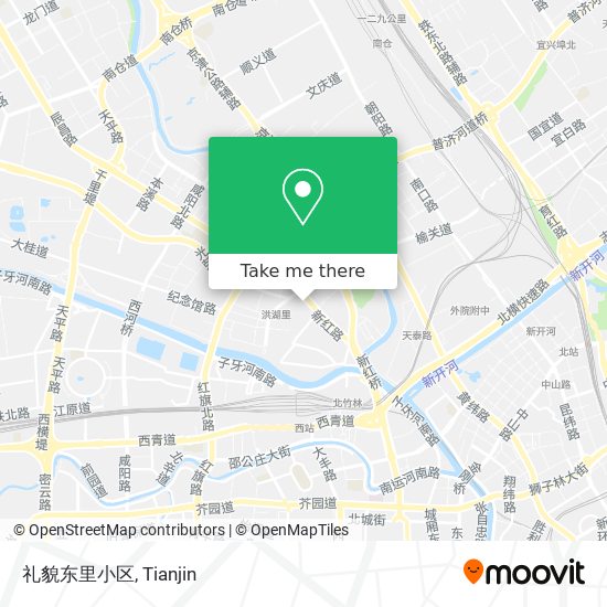礼貌东里小区 map