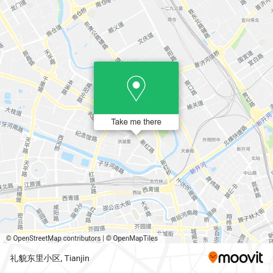 礼貌东里小区 map