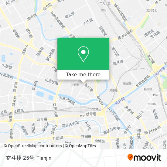 奋斗楼-25号 map