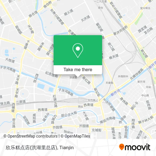 欣乐糕点店(洪湖里总店) map