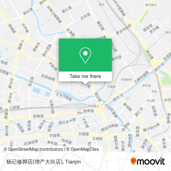 杨记修脚店(增产大街店) map