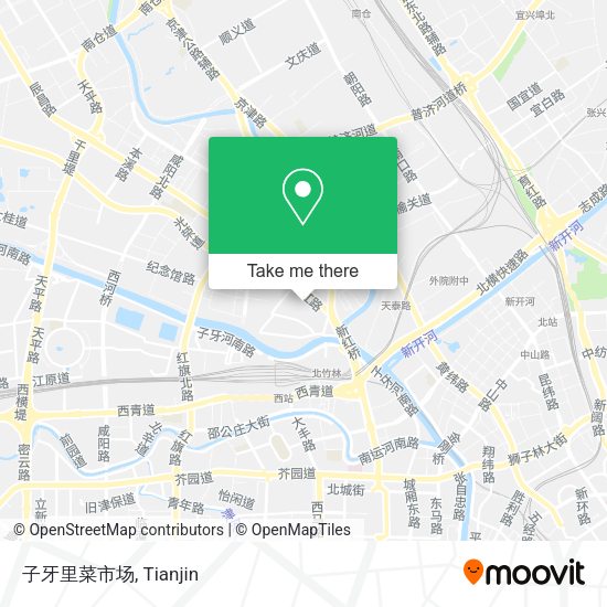 子牙里菜市场 map