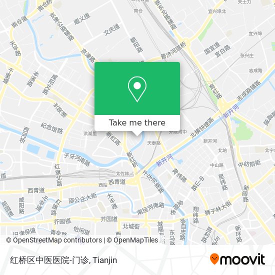 红桥区中医医院-门诊 map