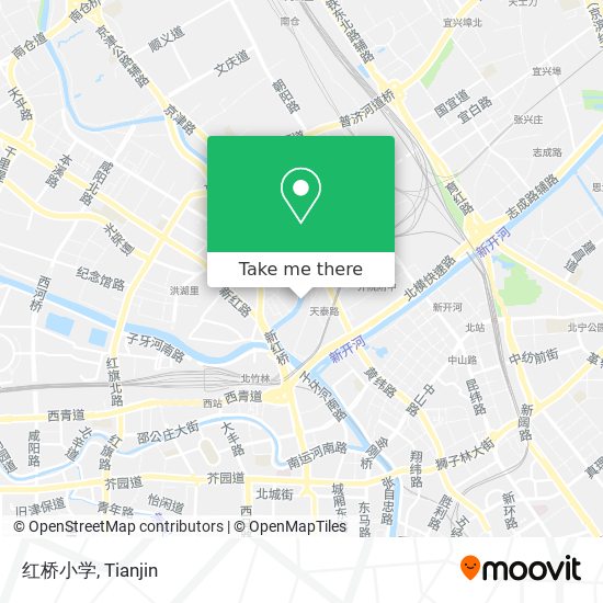 红桥小学 map