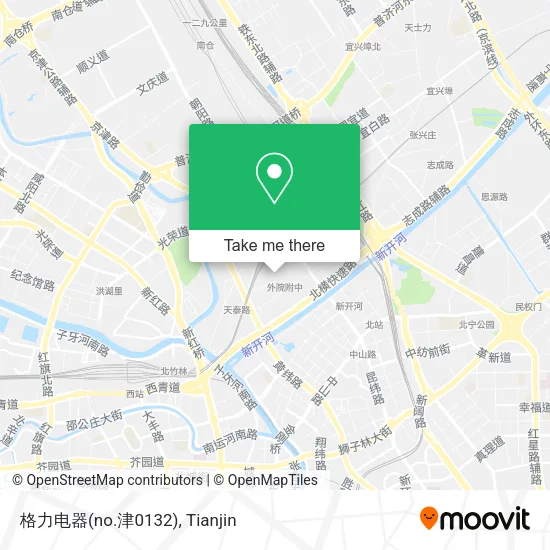 格力电器(no.津0132) map