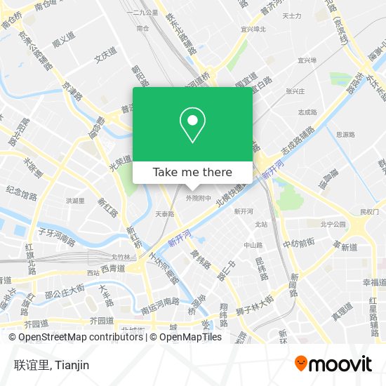 联谊里 map