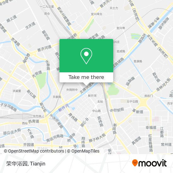 荣华浴园 map