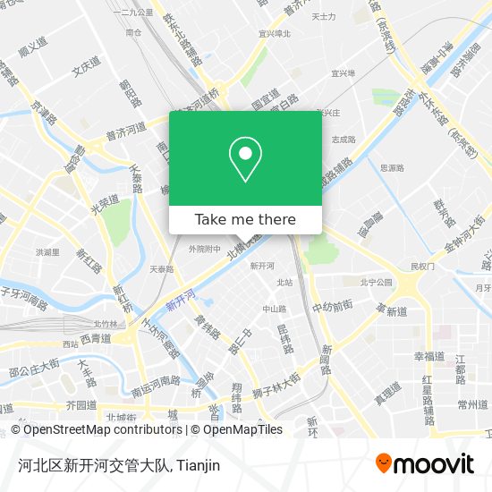 河北区新开河交管大队 map