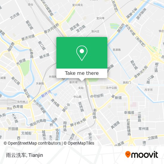 雨云洗车 map