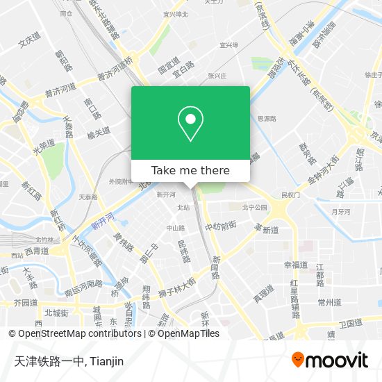 天津铁路一中 map