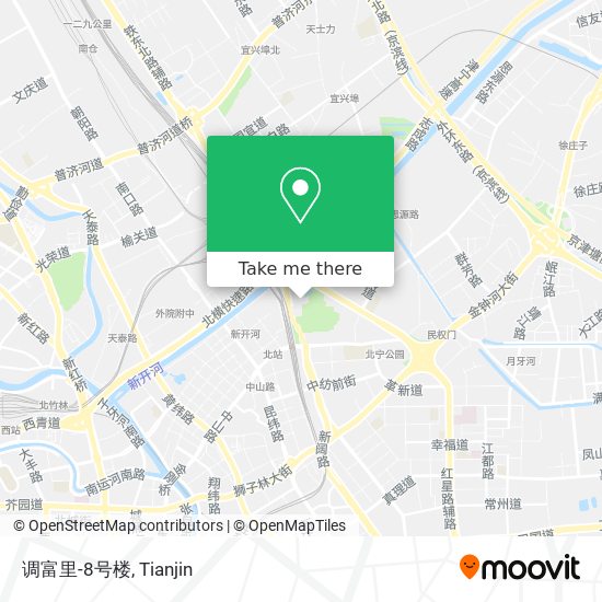 调富里-8号楼 map