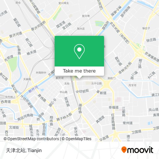 天津北站 map
