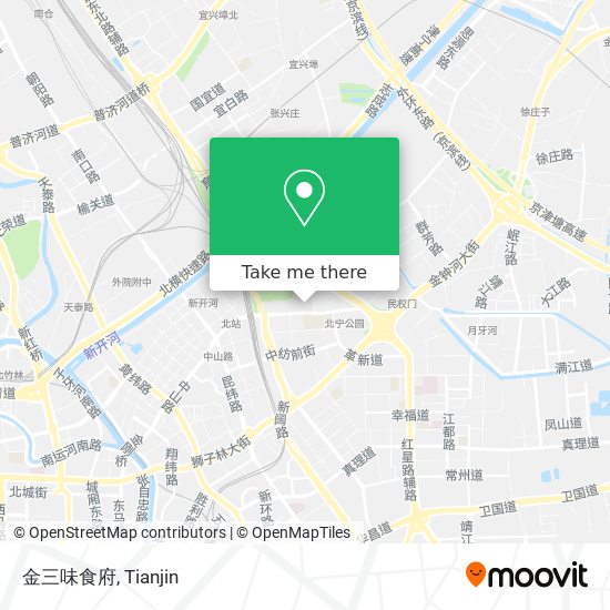 金三味食府 map