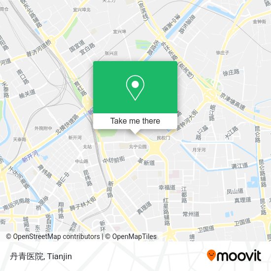 丹青医院 map