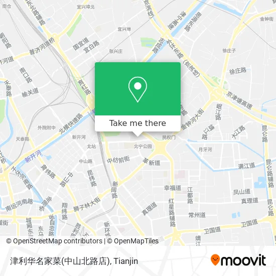 津利华名家菜(中山北路店) map