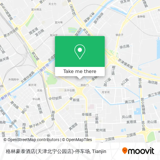 格林豪泰酒店(天津北宁公园店)-停车场 map