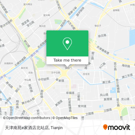 天津南苑e家酒店北站店 map