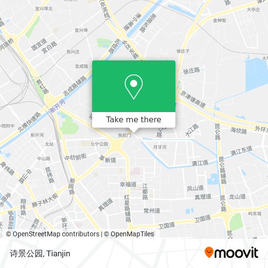 诗景公园 map