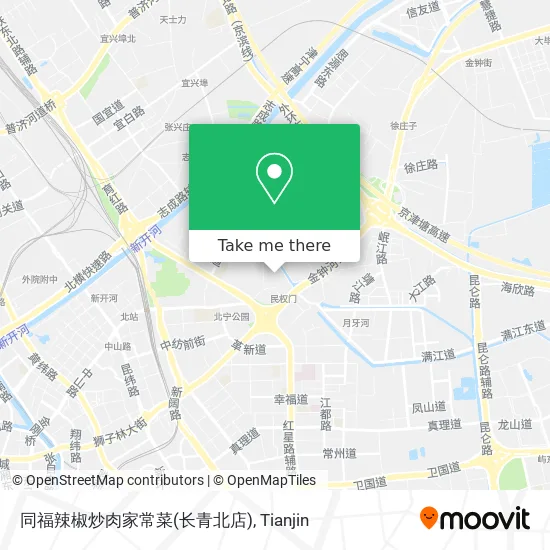 同福辣椒炒肉家常菜(长青北店) map