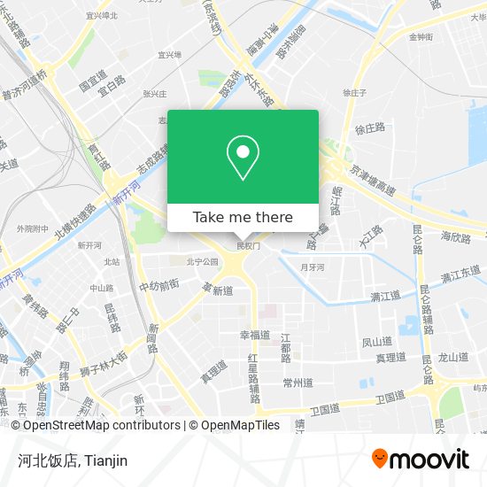 河北饭店 map