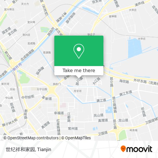 世纪祥和家园 map