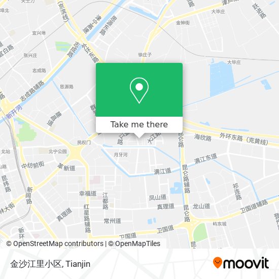 金沙江里小区 map