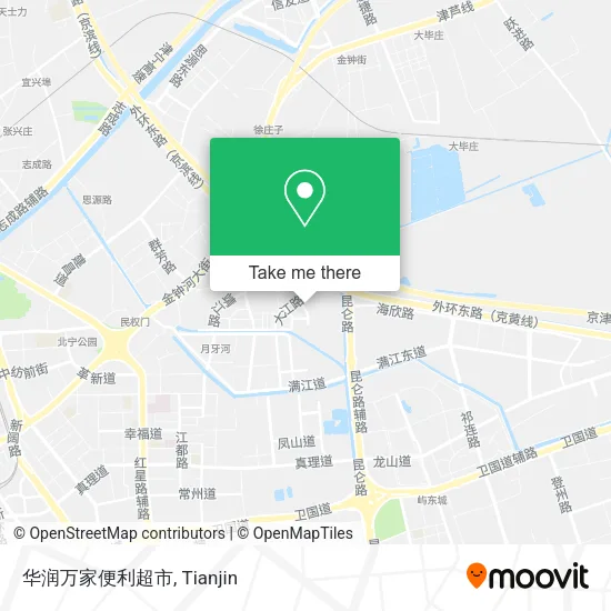 华润万家便利超市 map