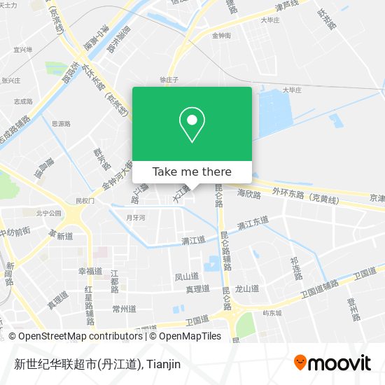 新世纪华联超市(丹江道) map