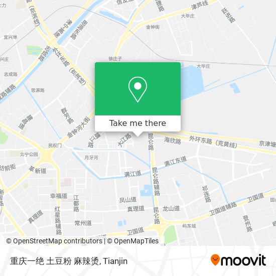 重庆一绝 土豆粉 麻辣烫 map
