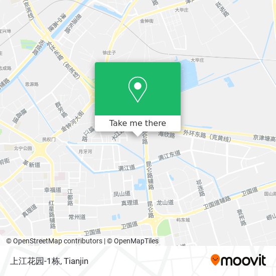 上江花园-1栋 map